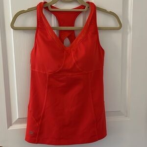 Athleta tank style sports support bra. Red. Size 34b. NWOT.